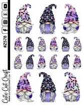 Purple Halloween Gnomes